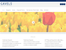 Tablet Screenshot of gavelsabogados.com